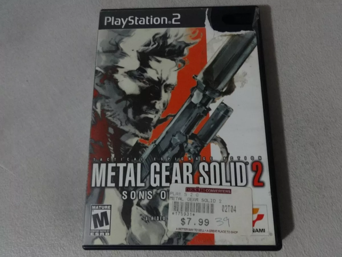 Metal Gear Solid PlayStation 2 PS2 Game For Sale