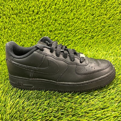 Nike Air Force Low Womens Size Black Athletic Basketball Shoes Sneakers  - Main Image