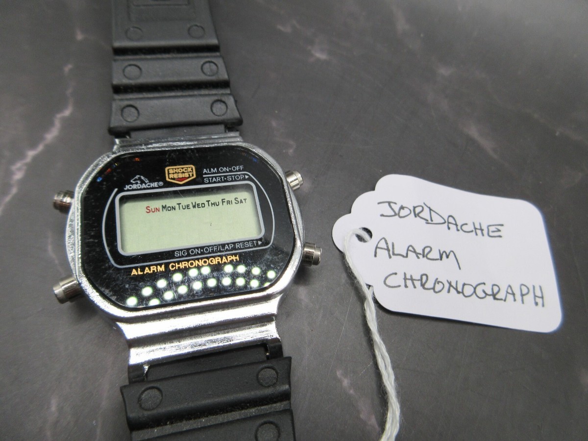JORDACHE(R)~ ALARM CHRONOGRAPH WATCH | eBay