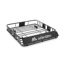 ARKSEN 43 x 39 x 6 Inch Universal 150LB Heavy Duty Roof Rack Cargo with Exten...
