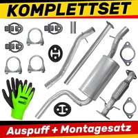 Schaldampferset Auspuff FüR Ford C-Max 1 I MK1 Focus 2 II MK2 1.6 Tdci
