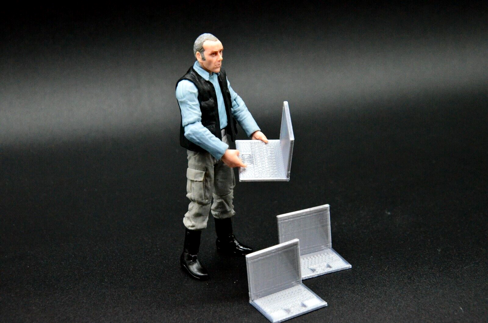 Star Wars Sci-Fi Military Laptop Diorama for 3.75 Inch Figures