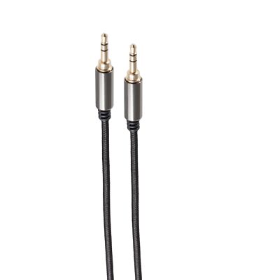 sky vision PREMIUM LINE AUX Kabel, 3,5mm Klinkenkabel, Audio Übertragung, 1,5 m