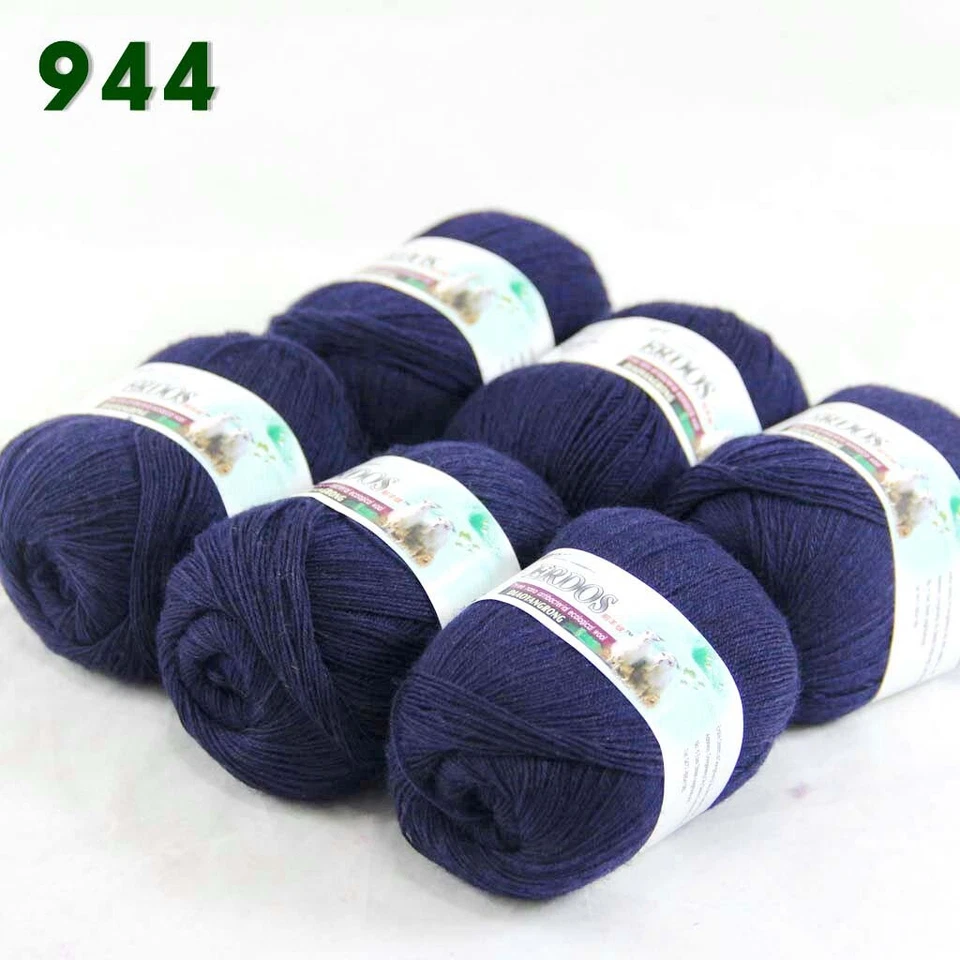 Sale 6 Skeinsx50g LACE Soft Acrylic Wool Cashmere hand knitting Crochet Yarn 944 - Image 3 of 4