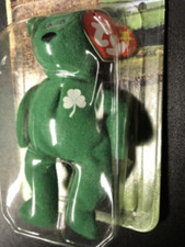 Erin The Bear - 1997 McDonalds Ty Beanie Baby w/ Rare Errors 1993 OakBrook