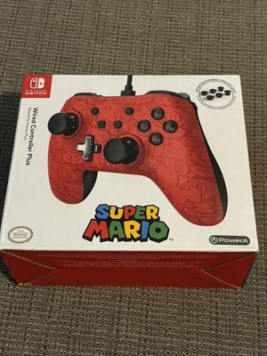 Nintendo Switch Super Mario Power A Wired Controller Plus - New In Box