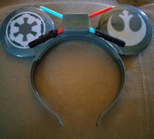 Disney Parks Star Wars Rebel Alliance Galactic Empire Light Up Mickey Ears