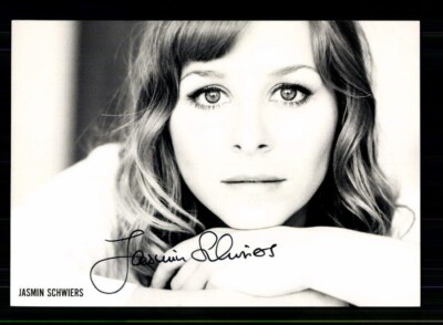 Jasmin Schwiers Autogrammkarte Original Signiert # BC 209341