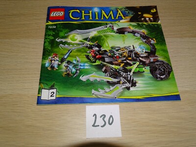 LEGO Chima 70132 nur Bauanleitung OHNE STEINE  (NR:230) teil 2  -