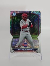 2023 Bowman Chrome Baseball #BCP-232 William Bergolla Mega Box Mojo Refractor