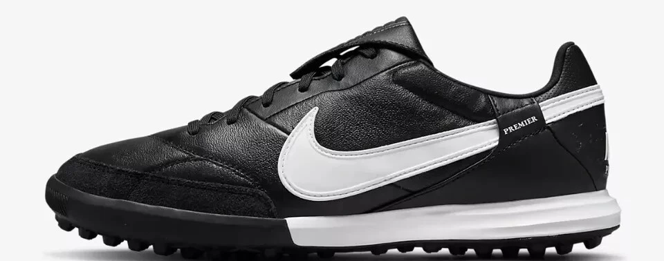 NEW THE Nike Premier 3 III TF Men's Size 7 Black/White AT6178-010 Fast Ship - Image 3 of 4