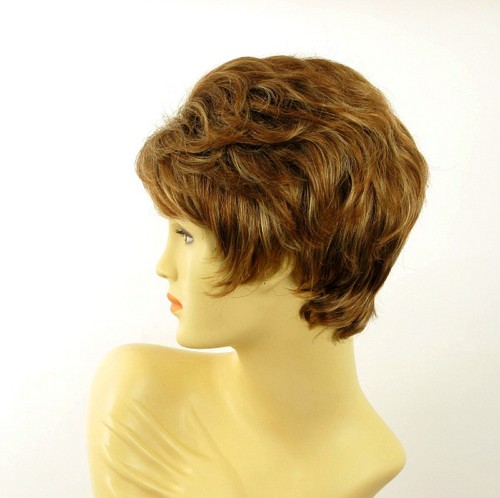 short wig for women light blond blond copper wick clear ref: CLEMENTINE 6BT27B - Picture 3 of 9