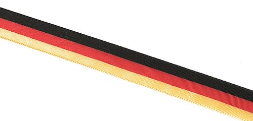 0,48€/m) Schleifenband 25m 15mm Ordensband Nationalband Deutschland BRD Dekoband - Bild 3 von 3
