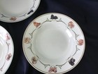 3 DANBURY MINT dinnerware RIMMED SOUP BOWLS pomeranian dog NEVER USED! EXCELLENT — photo 2