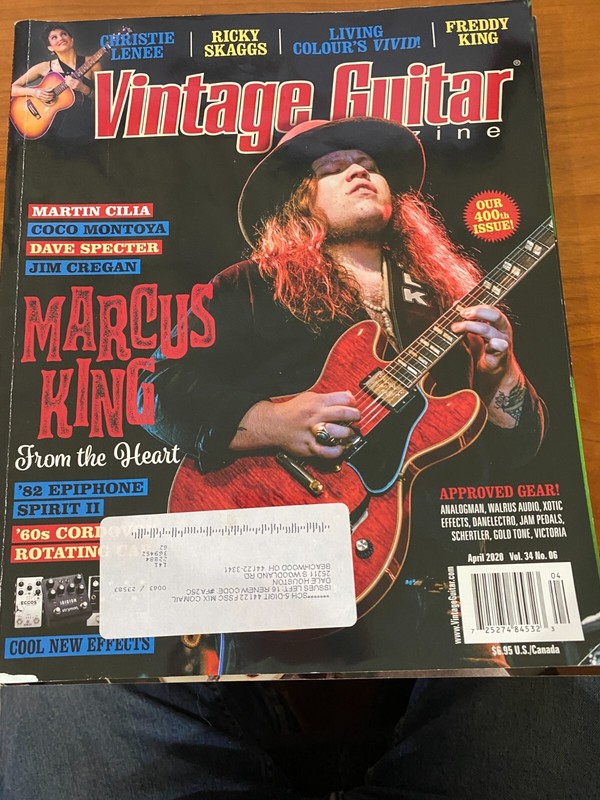 Vintage Guitar Magazine April 2020