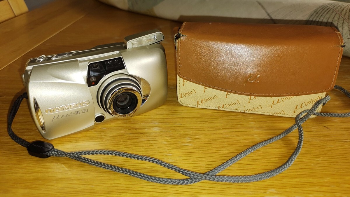 Classic Olympus mju III Zoom 120 camera, great condition, with