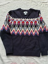 Old Navy Graphic Blue Sweater for Boys M 8