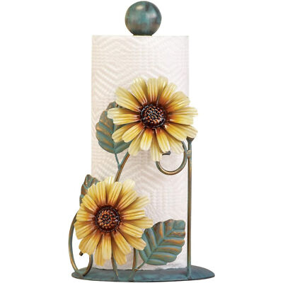 Collections Etc Paper Towel Holder, Sunflower Countertop Paper Towel ...