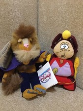 Disney Store Beauty  the Beast COGSWORTH Mini Bean Bag  THE BEAST w/Tags