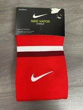 NIKE VAPOR ADULT BASEBALL SOCKS, RED DISTRESSED PKG