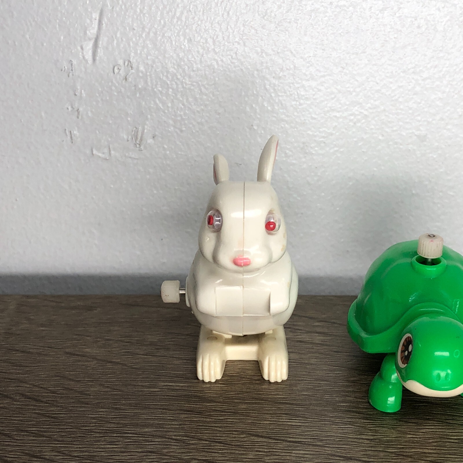 Vintage Tomy Wind Up Toys Rabbit Turtle 1977 Vintage Collectible Set
