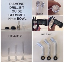 Diy Bong Kit Rifled Perc Downstem Glass Bowl 14mm Curved Bent 45 Degree 3  4  5  