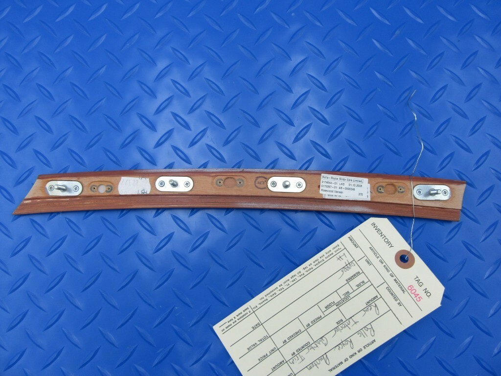 Rolls Royce Phantom left quarter panel interior wood trim #6045