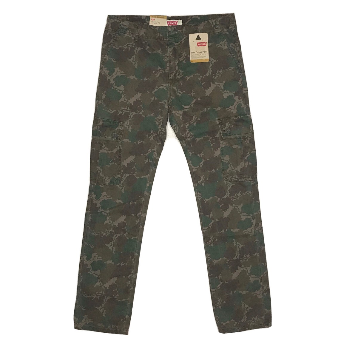 サーティーツーFATGUEPANTS BROWN/CAMO Lサイズ VINTAGE REWORKED DICKIES CARPENTER DOUBLE KNEE CAMO PANTS