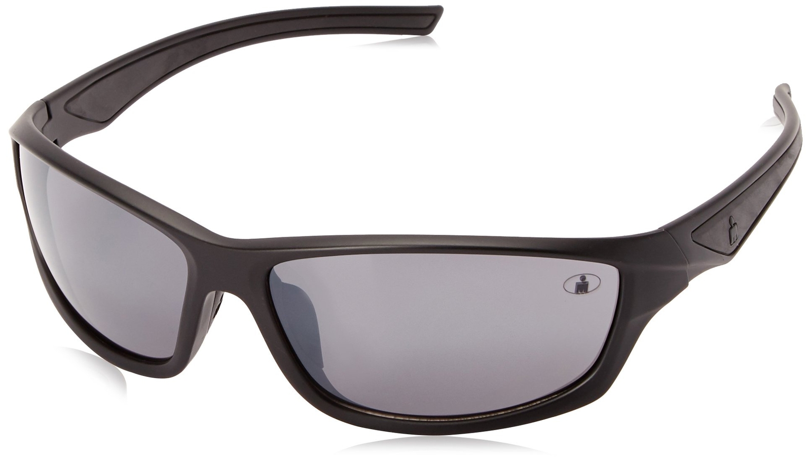 Men's Relentless Wrap Sunglasses, Matte Black, 63 mm