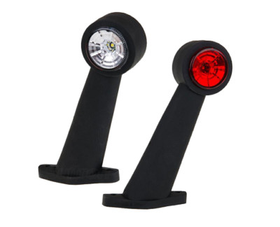 2x LED Umrissleuchte 12V 24V Begrenzungsleuchte Anhänger LKW Seitenleuchte Arm