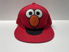 Elmo Cap Hat Sesame Street, RN 115665,Red Size M, with Elmo Face Pattern Inside