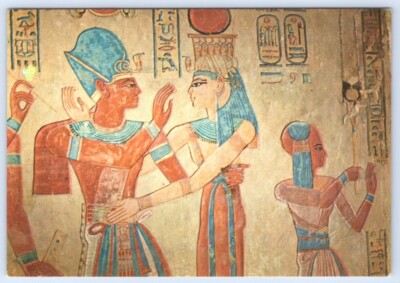 Postcard Egypt Valley of the Queens Tomb of Prince Amen-Her-Khopshef