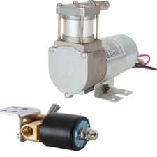 HornBlasters Air Ride Motorcycle Compressor Kit - VIAIR 98C 1/4” Valve