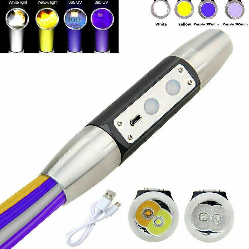 Lampe de poche à pince, lampe de course, lampe de sécurité rechargeable
