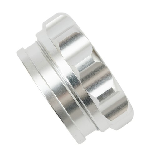 Sleek Design 2 Aluminium Alloy Filler Neck and Cap with Clear Anodized