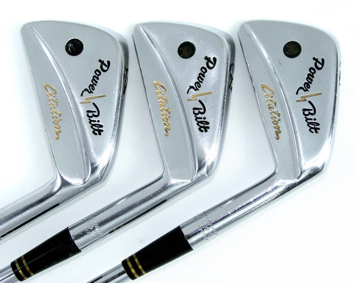 Golf Iron Set H&B Power Built Citation Scotch Blade 2392B Original