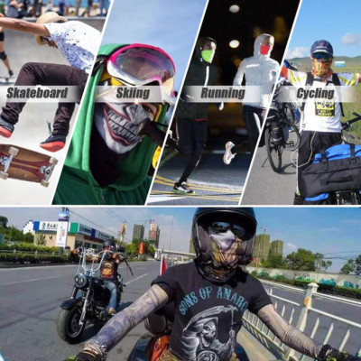 2020 Venom Face Scarf Sun Balaclava - Multi-Color Microfiber Neck Gaiter For Outdoor Cycling