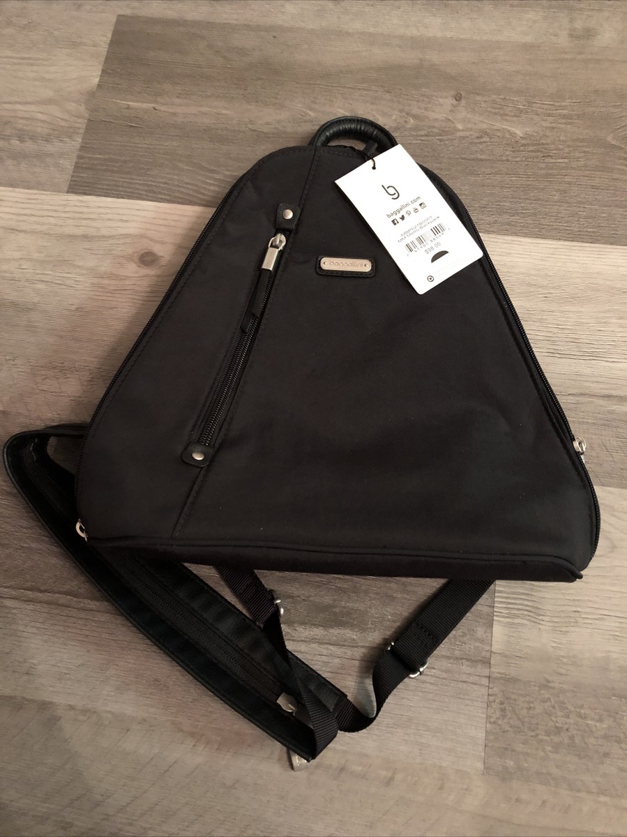 baggallini Black Nylon Metro Backpack Zip Around Closure NWT  display picture 1