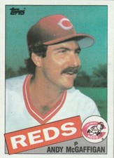 FREE SHIPPING-MINT-1985 Topps #323 Andy McGaffigan Reds PLUS BONUS CARDS