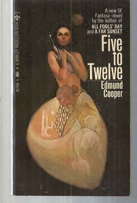 Five to Twelve ~ Berkly X1768 1968 Edmund Cooper Cover Jeff Jones