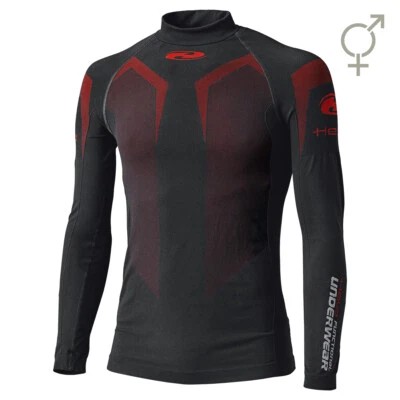 Moto Manches Longues Held 3D-Skin Chaud Top Femmes Couleur: Noir/Rouge Gr : D-XL - Photo 1/2