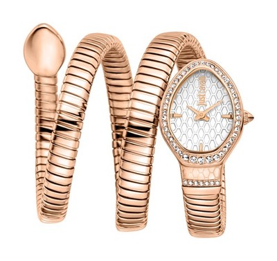Just Cavalli Women's Carezza 22mm Silver Quartz Watch JC1L372M0045