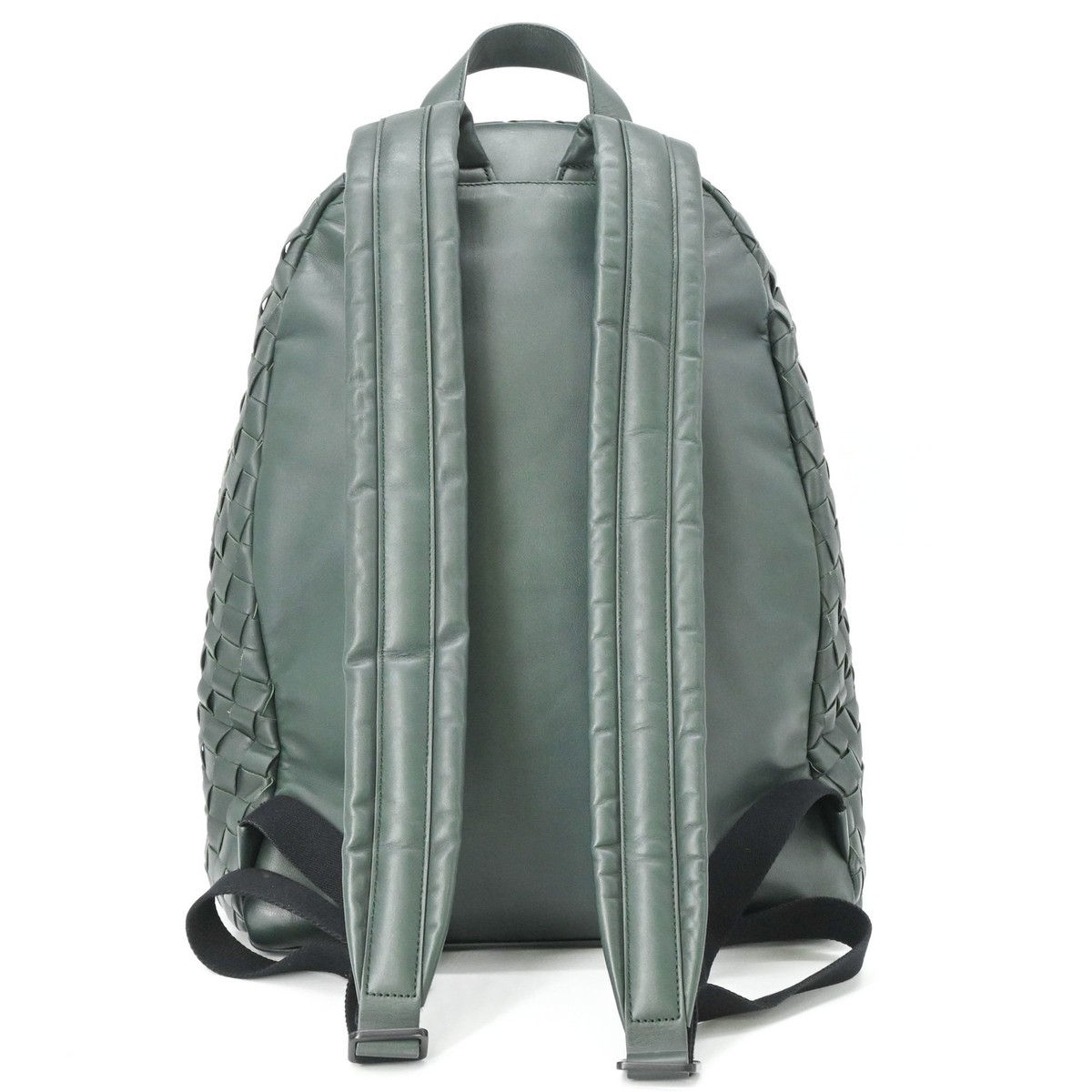BOTTEGA VENETA Bottega Veneta Intrecciato Backpack Rucksack Green