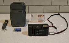 Ansco 735 AF Point Shoot 35mm Film Flash TESTED Camera w/ Case Battery