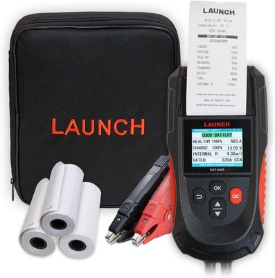 LAUNCH BST-860S 12V 24V Car Battery Tester with Printer, Charging & Cranking Sys