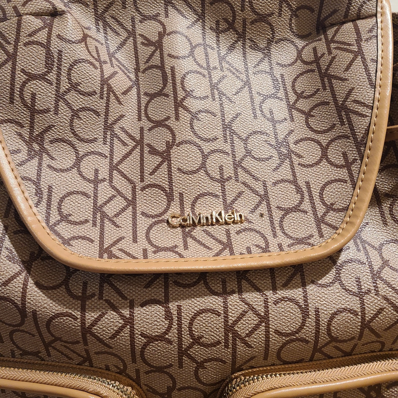 Calvin Klein Monogram Logo Backpack - image 2