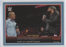 2015 Topps WWE Road to Wrestlemania Wal-Mart Blue Bret Hart Hit Man #32 9aj