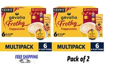 (2 pack) Gevalia Frothy 2-Step Artificially Flavored Cappuccino Espresso Style K