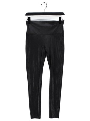 Spanx Damen Leggings L schwarz Nylon mit Elasthan volle Länge