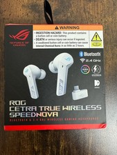 ASUS - ROG Cetra True Wireless SpeedNova In-Ear Gaming Earbuds - White